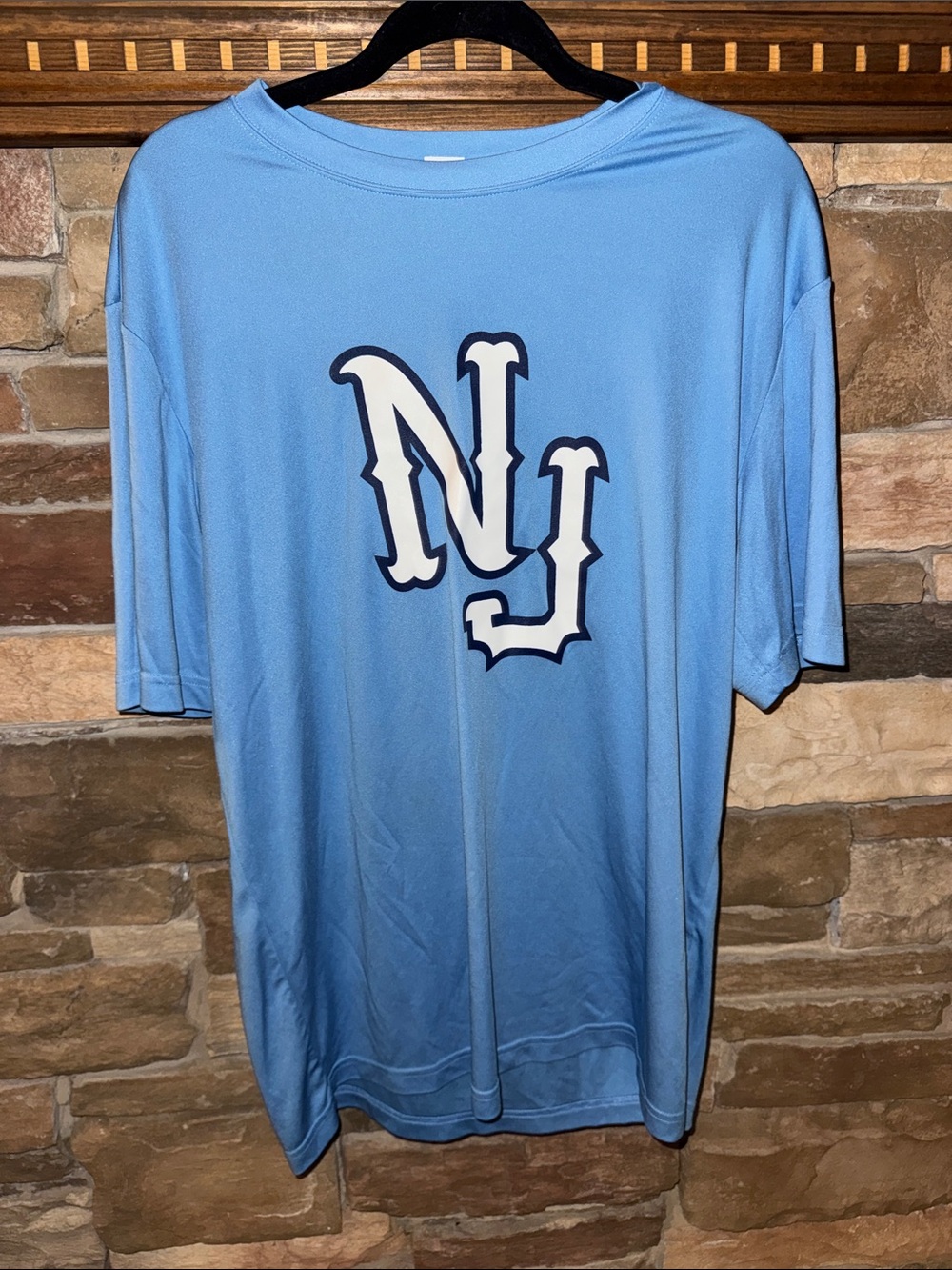 Sport-Tek Light Blue NJ Graphic Short Sleeve Tee